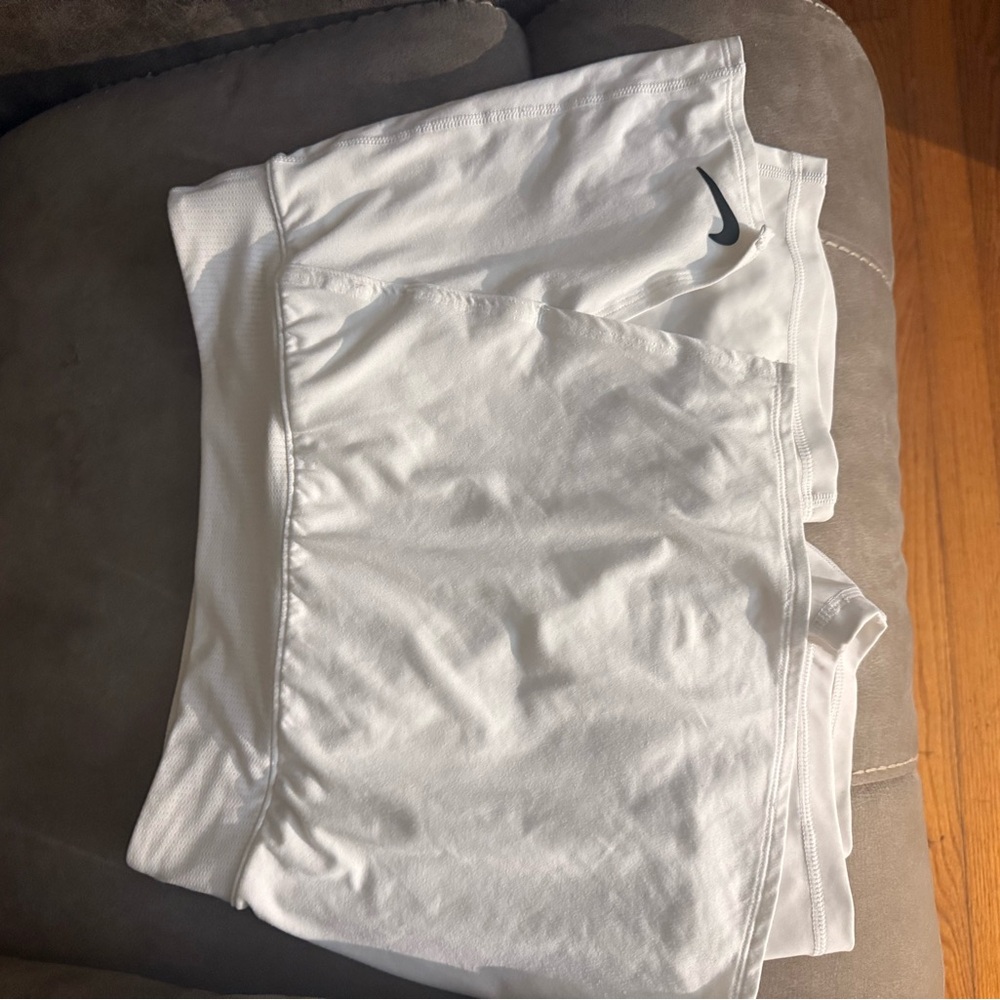 Nike White Sports Shorts